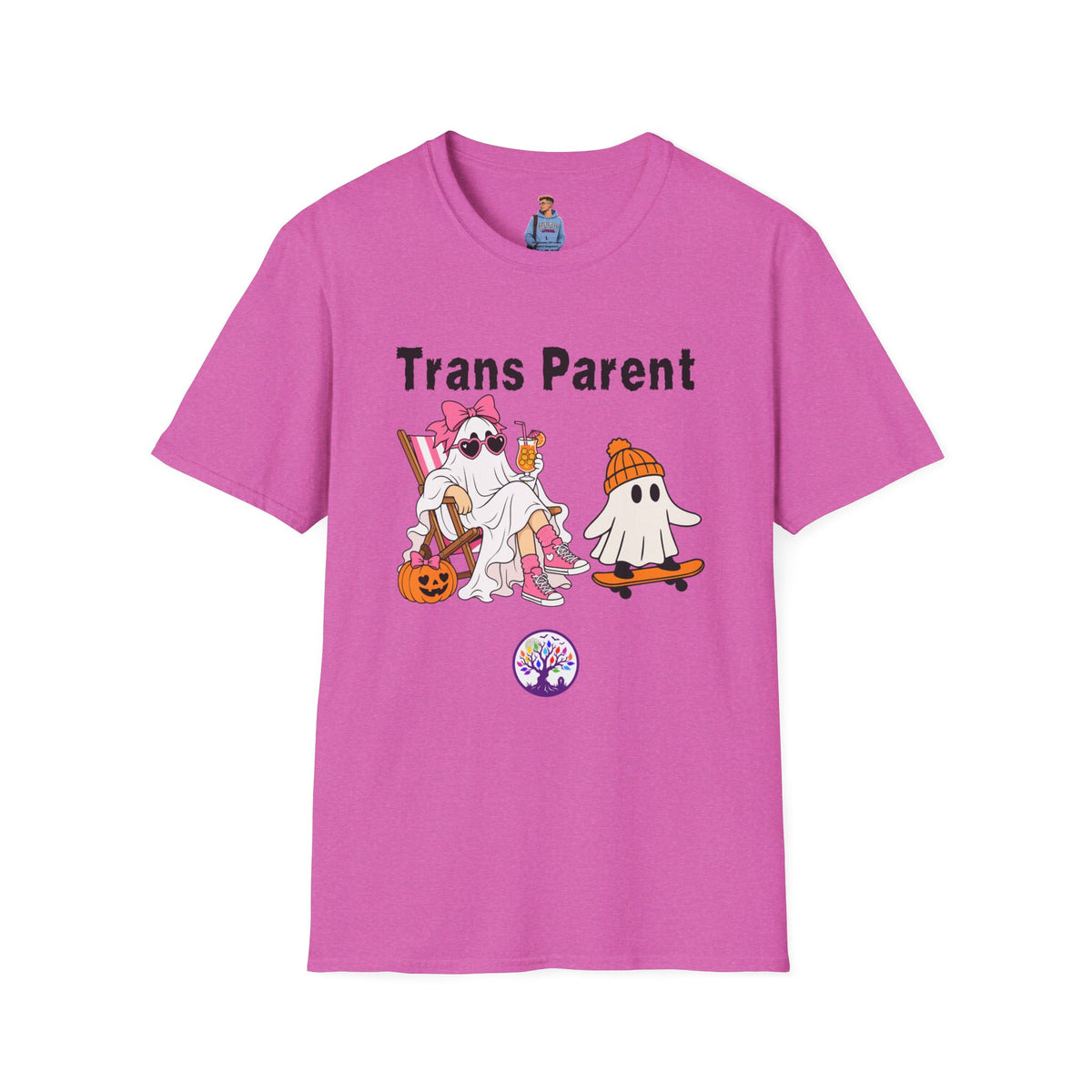 Trans Parent 3 Halloween Pride Tree Las Vegas T-Shirt