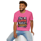Put Human Back in Humanity T-Shirt — Inspirational Peace Dove Tee