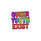Die-Cut Stickers - QUEER YOUTH EXIST