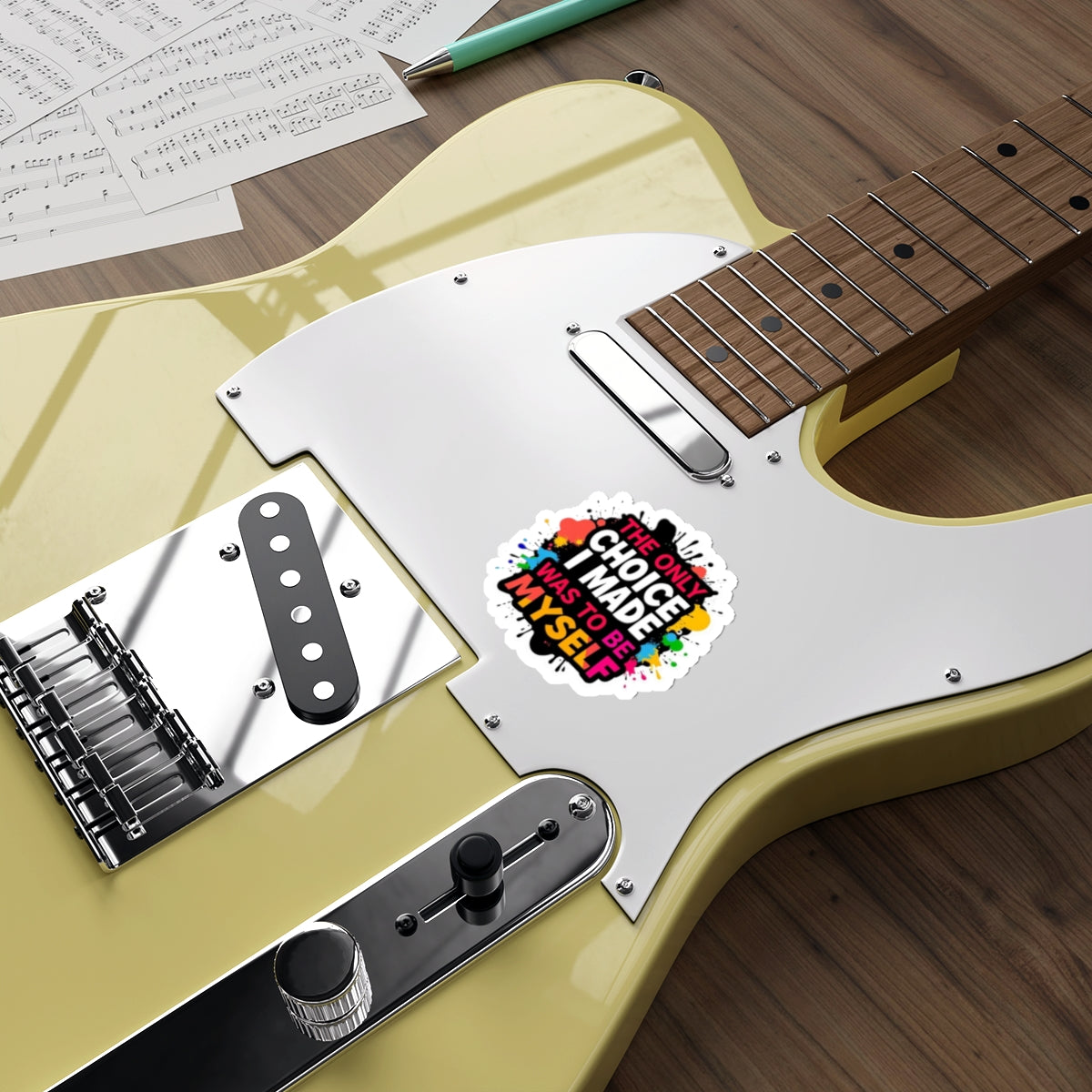 Die-Cut Stickers - The Only Choice I Made was to Be Myself