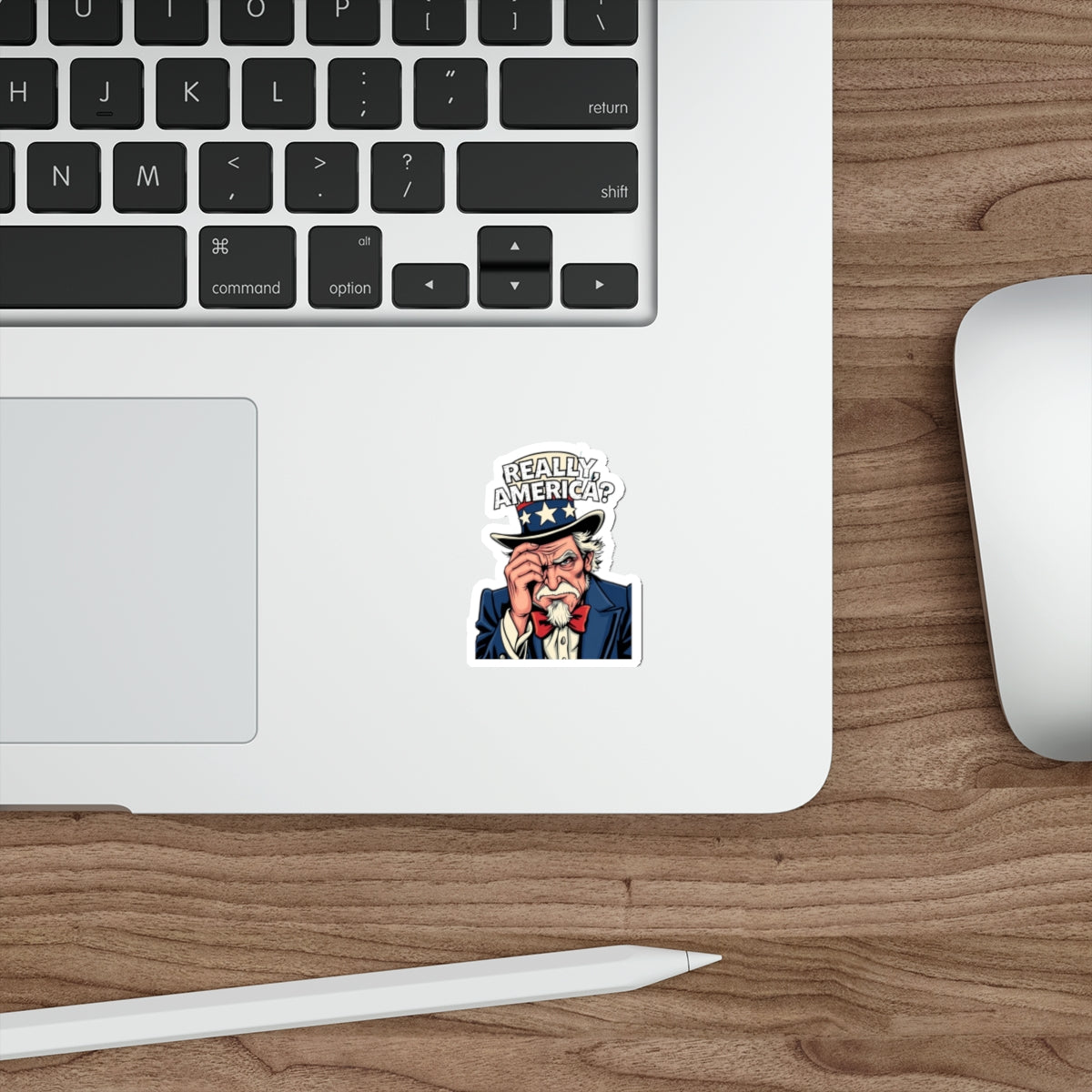 Die-Cut Stickers - Embarrassed Uncle Sam
