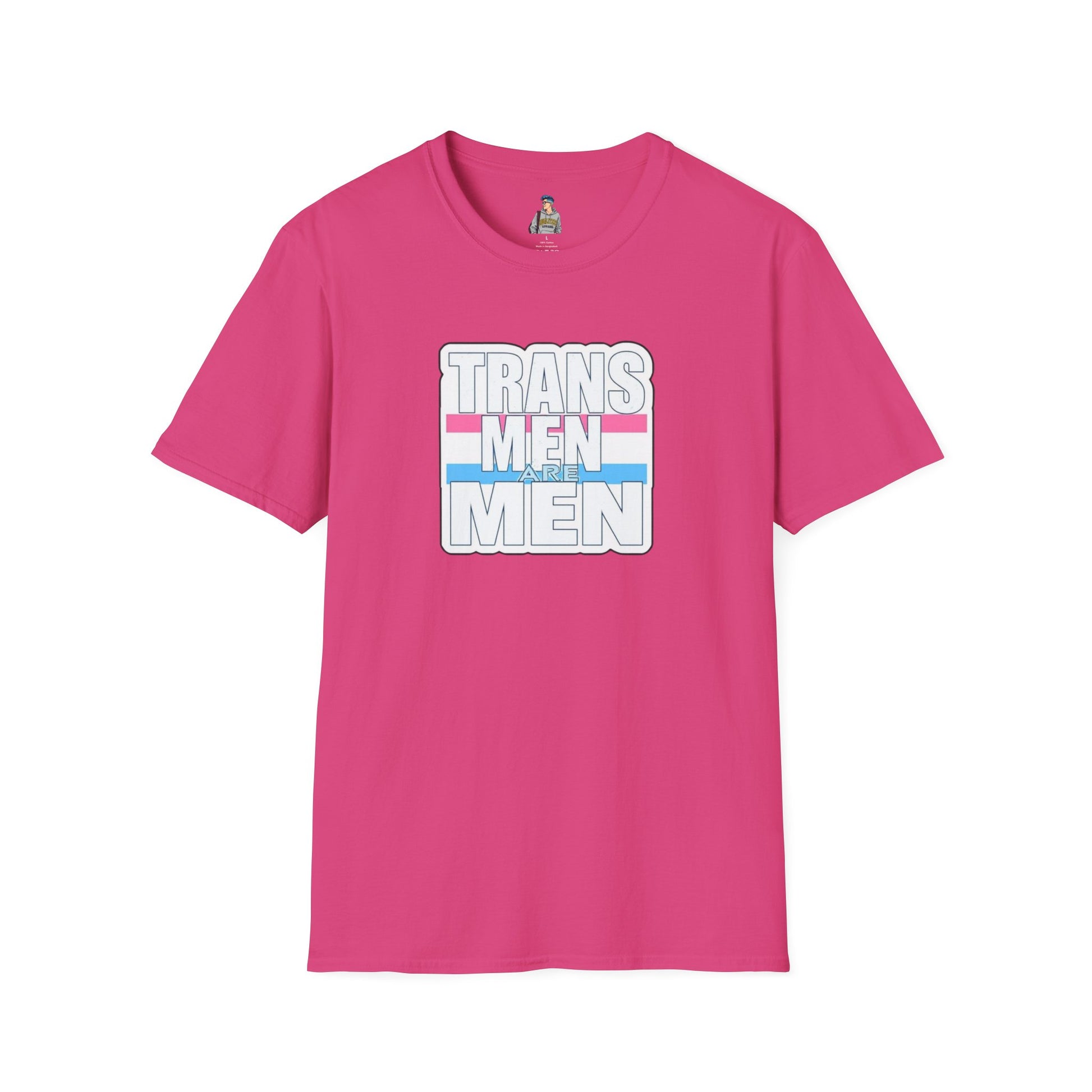 Unisex Softstyle T-Shirt - 'Trans Men Are Men' Statement Tee
