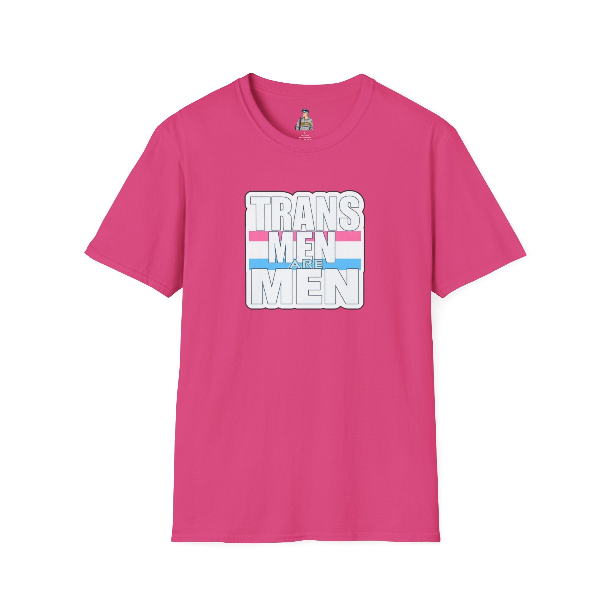 Unisex Softstyle T-Shirt - 'Trans Men Are Men' Statement Tee
