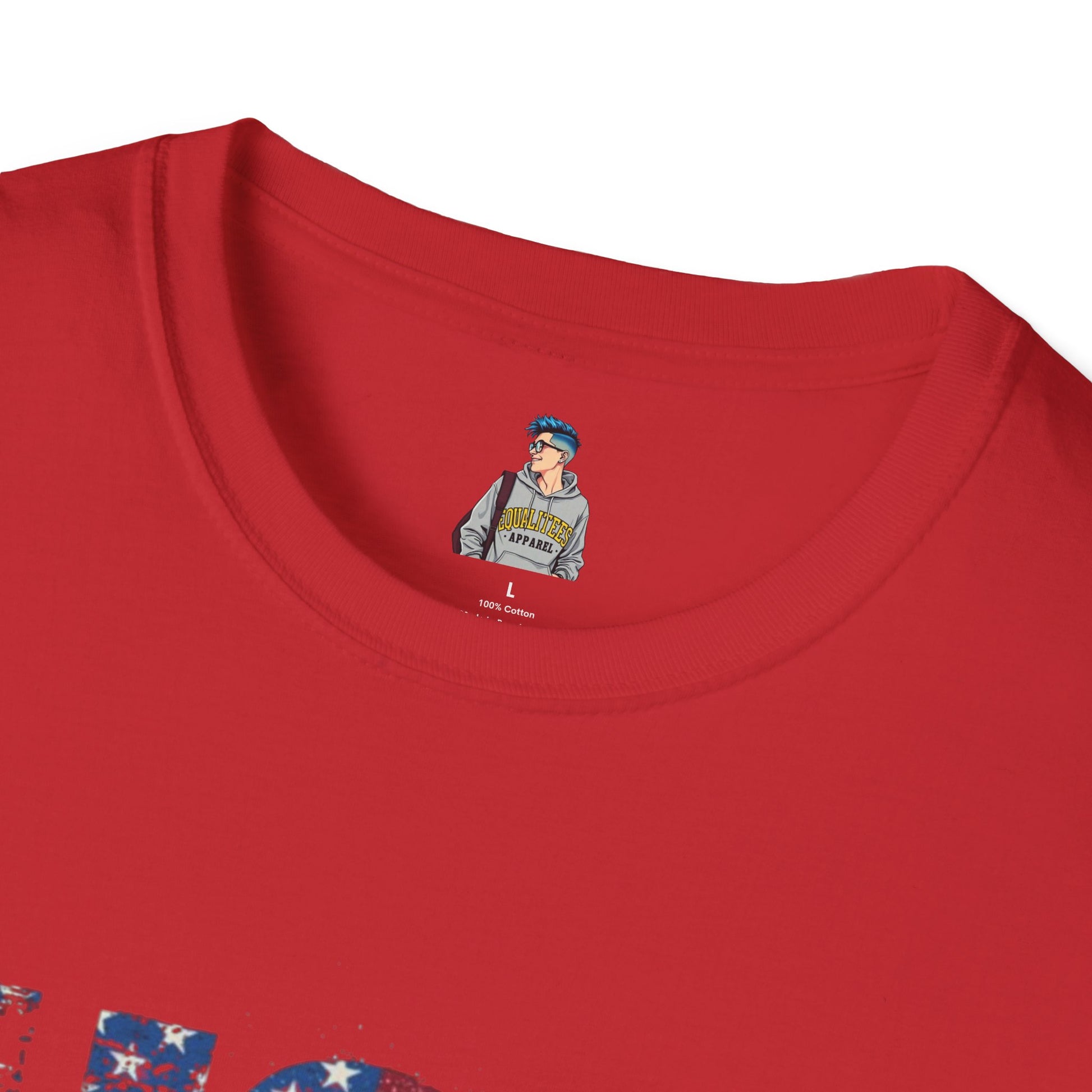 USA Democracy Statement Unisex Softstyle T-Shirt