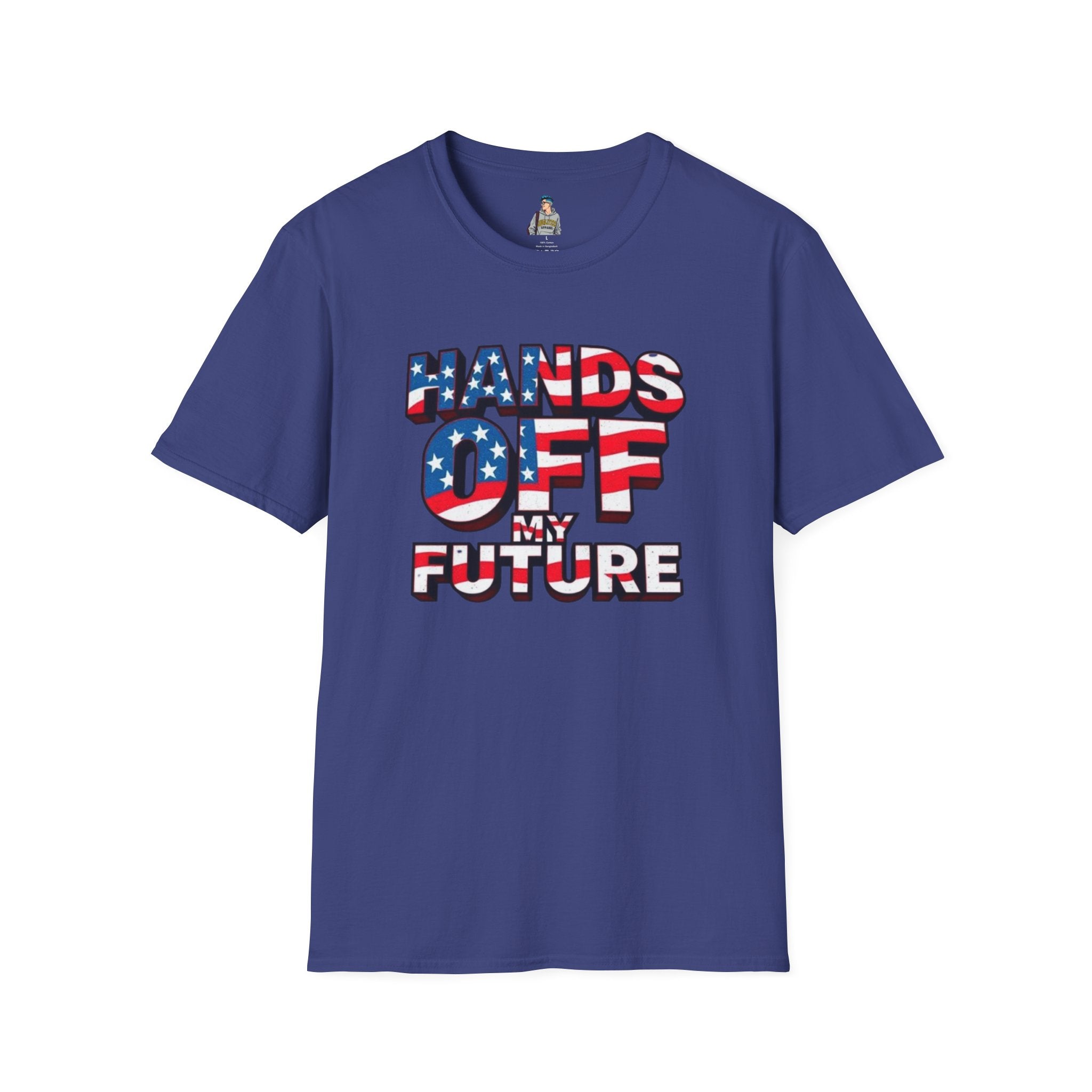 Hands Off My Future Political Statement Tee