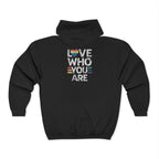 Love Who You Are Zip-Up Hoodie - Cozy Outdoor Style