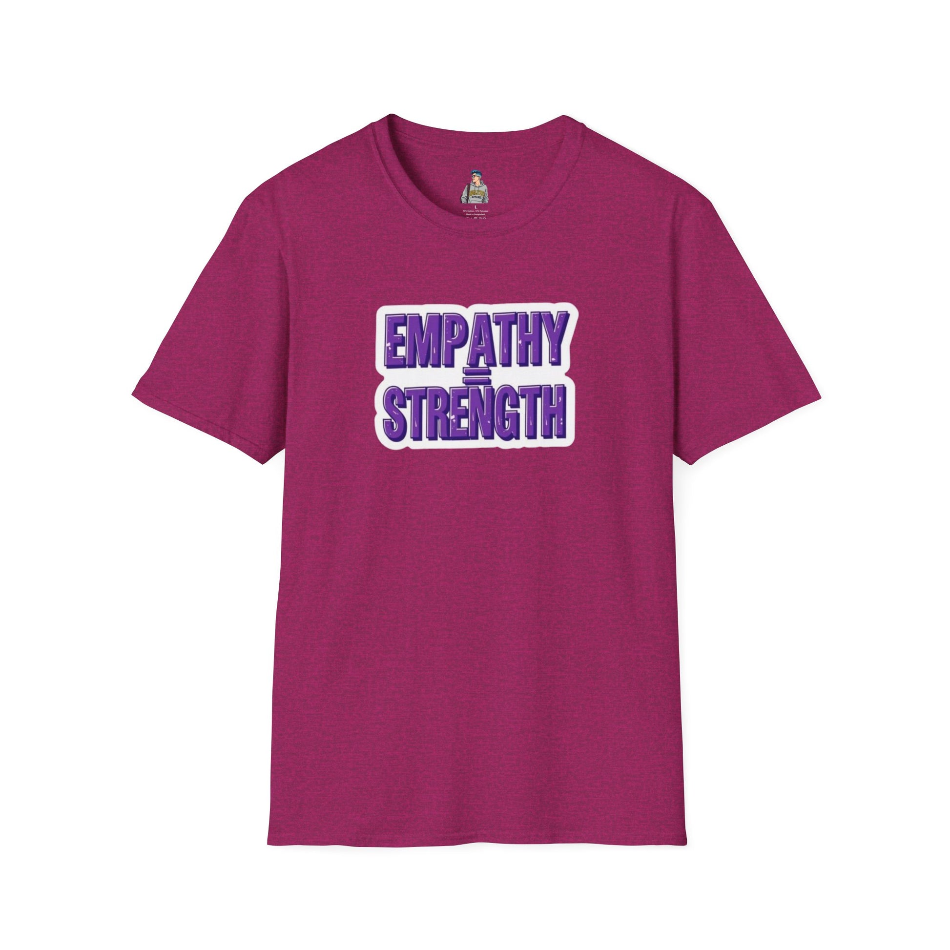 Empathy Equals Strength Unisex Softstyle T-Shirt - Inspirational Apparel for Everyday Comfort