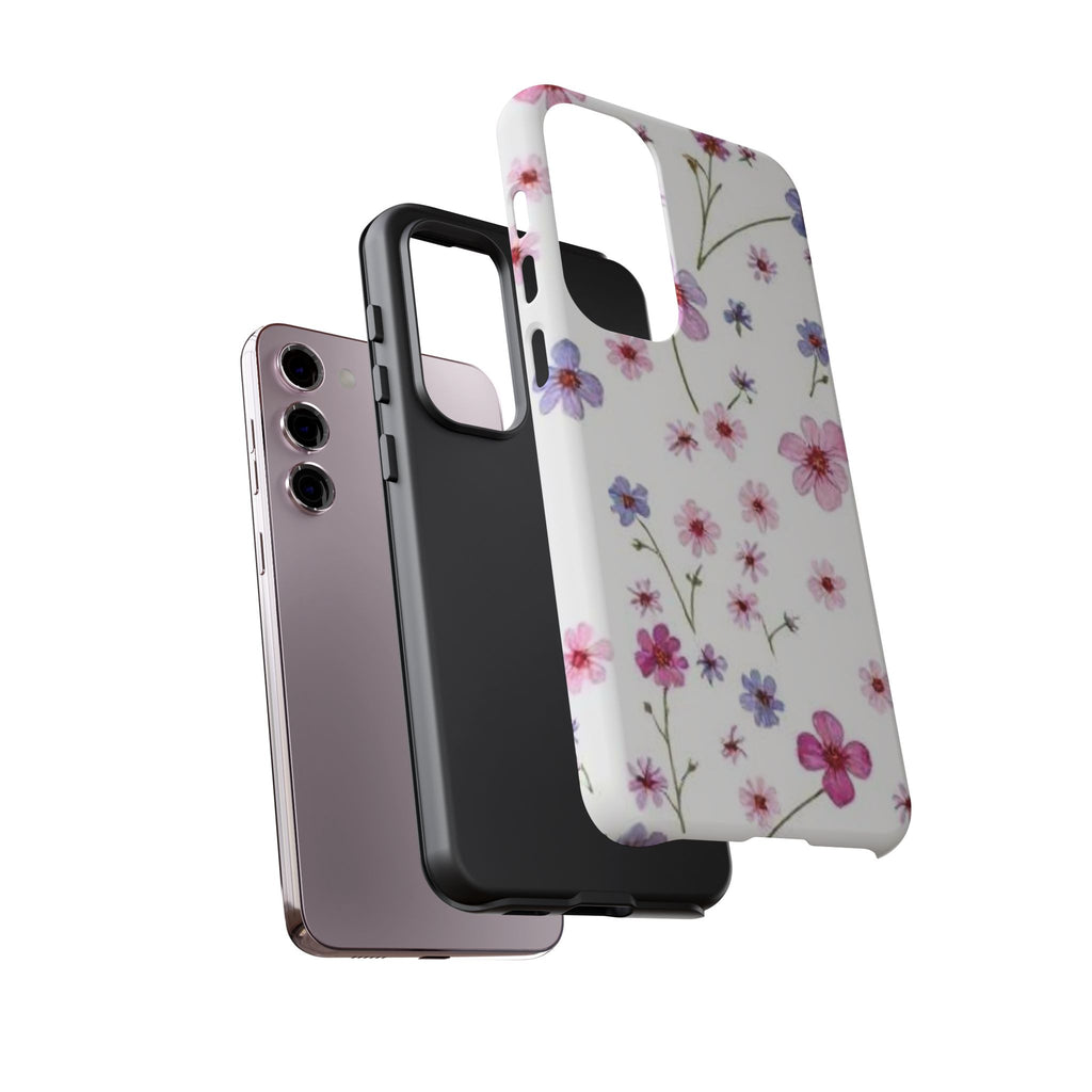 Pink Wildflower Tough Case for Android
