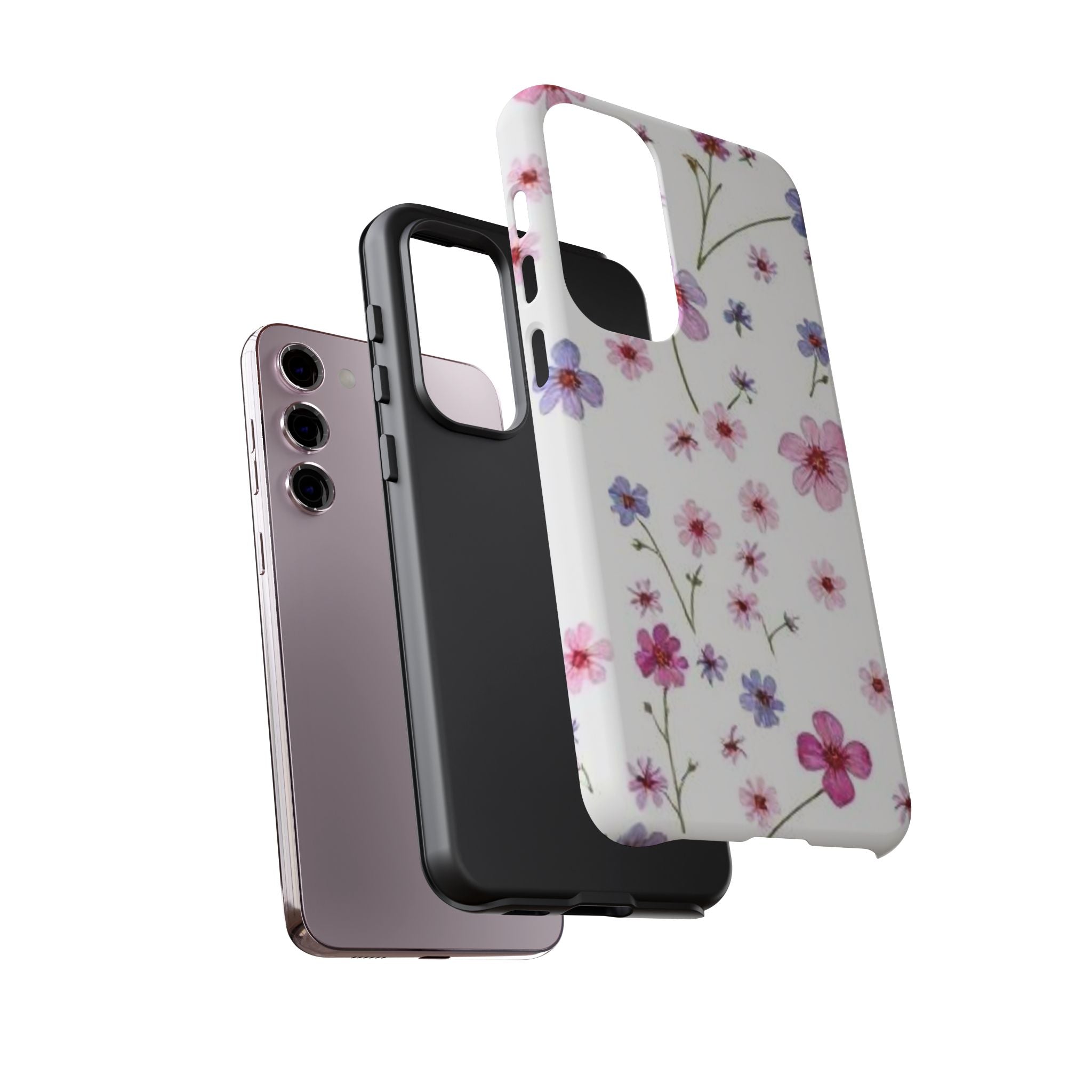 Pink Wildflower Tough Case for Android