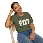 FDT Political Protest Distressed Graphic T-Shirt