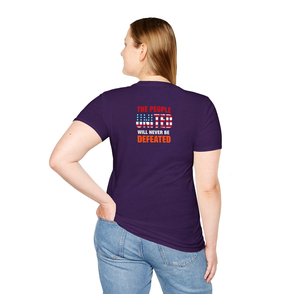 DRINK COFFEE, NOT THE KKKOOLAID. Unisex Softstyle T-Shirt - Empowering Message for Activists