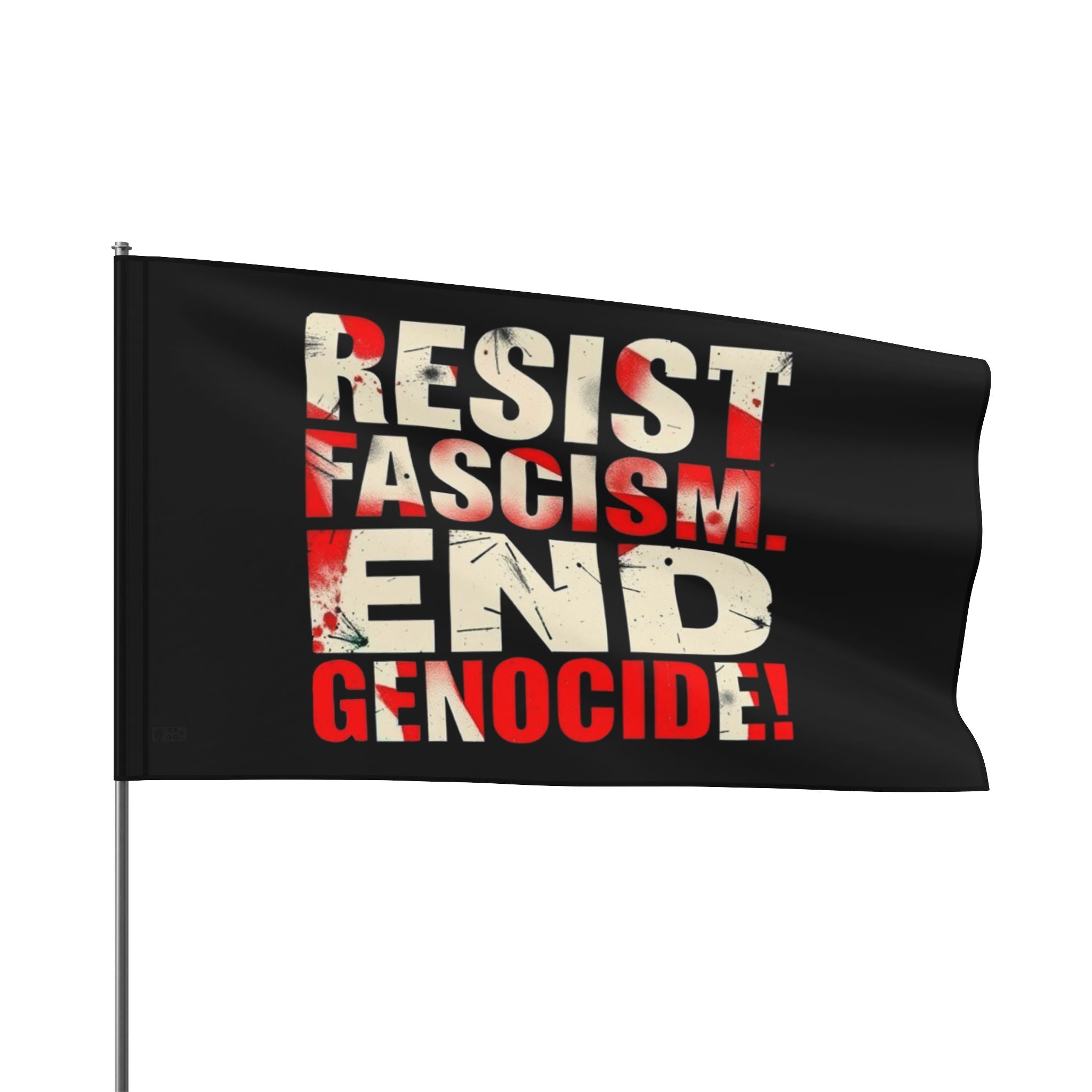 End Genocide - Protest Flag
