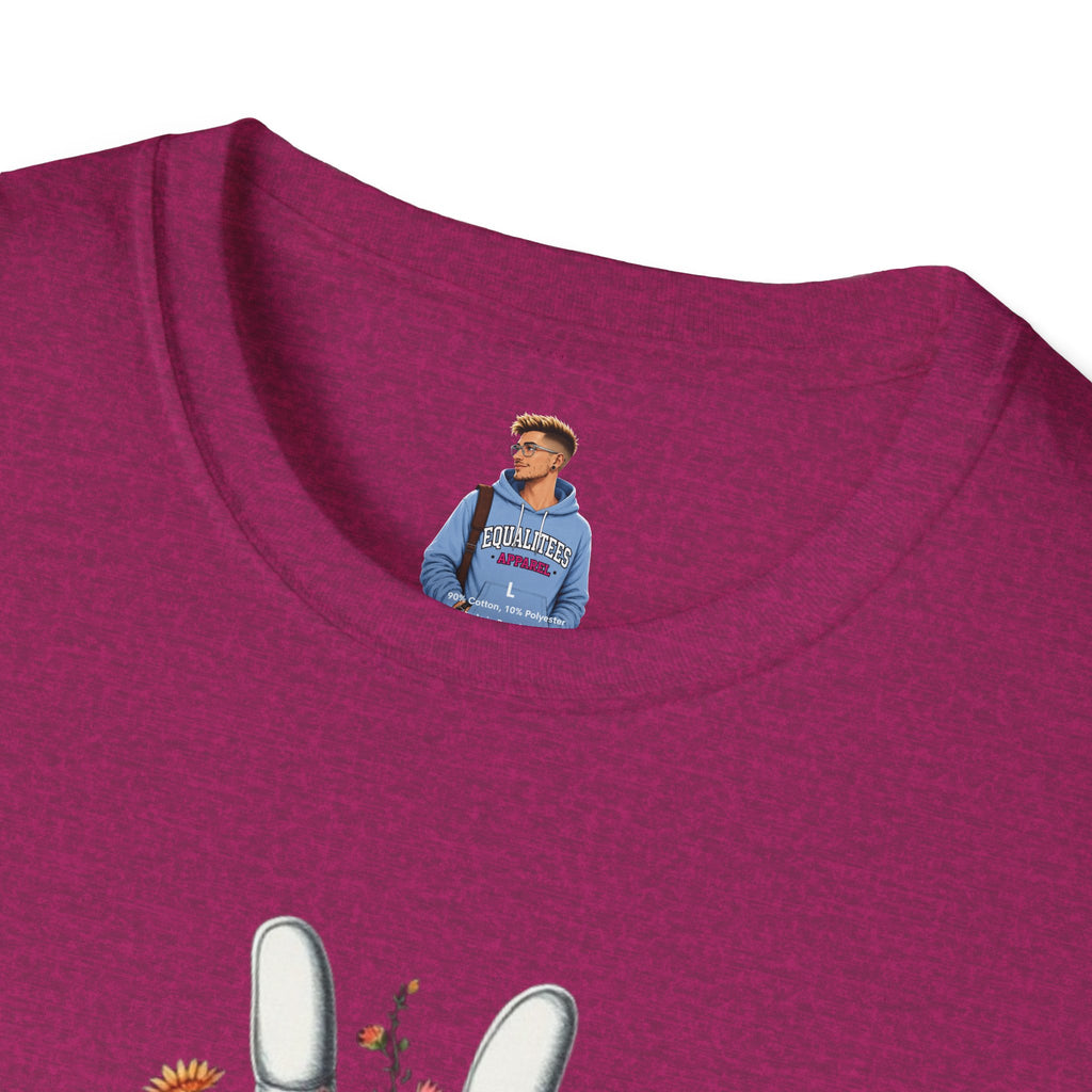 Grow Peace Unisex Softstyle T-Shirt - Boho Inspiration, Perfect for Festivals and Everyday Wear
