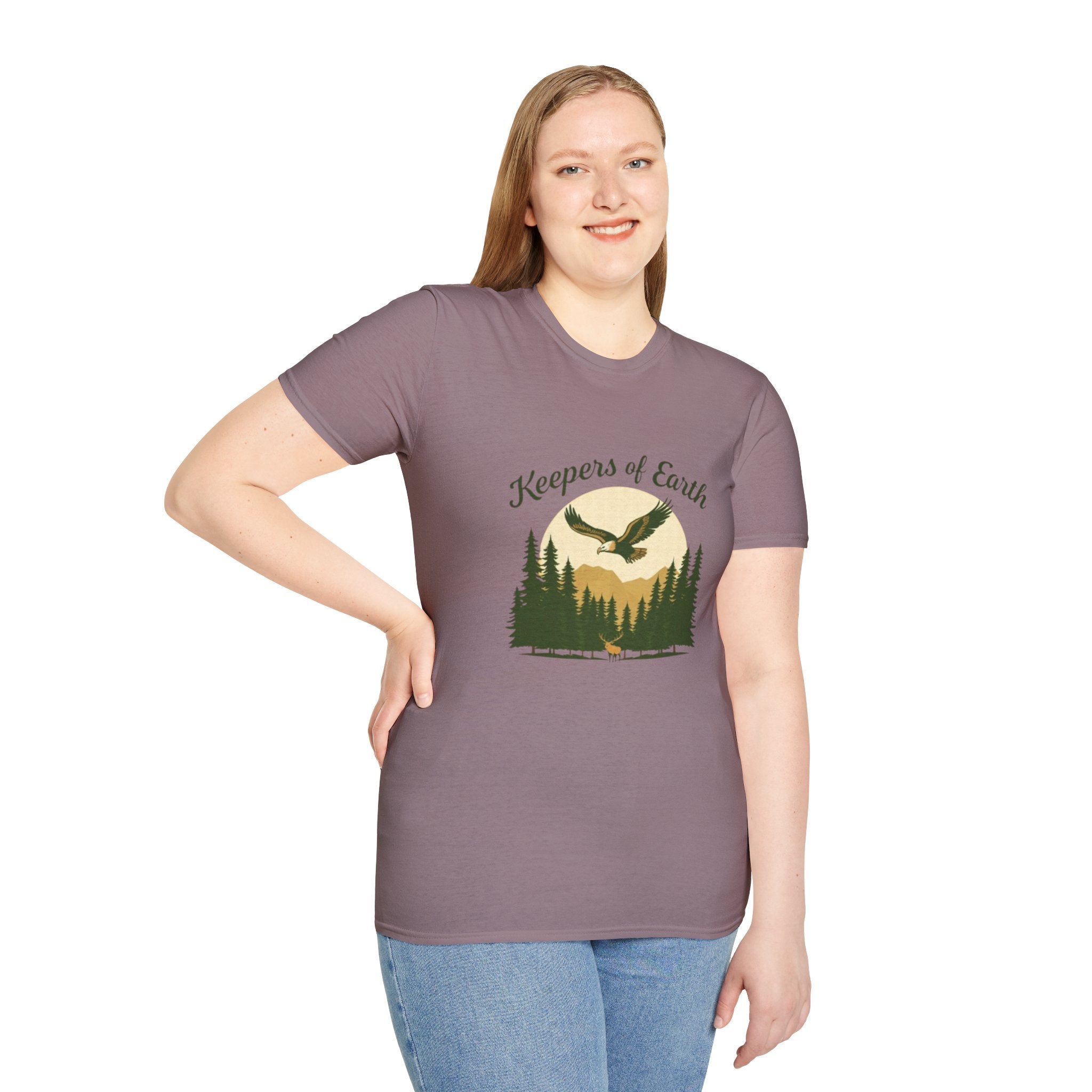 Keepers of the Earth Eagle and Elk T-shirt