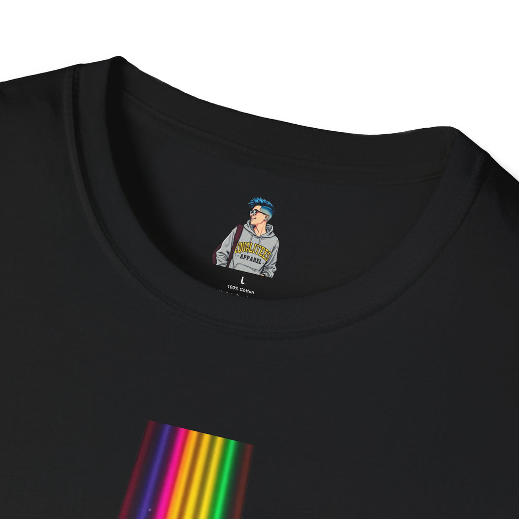 Unisex Softstyle T-Shirt - LGBTQ+ Empowerment T-Shirt: Conversion Therapy is Torture & We All Belong