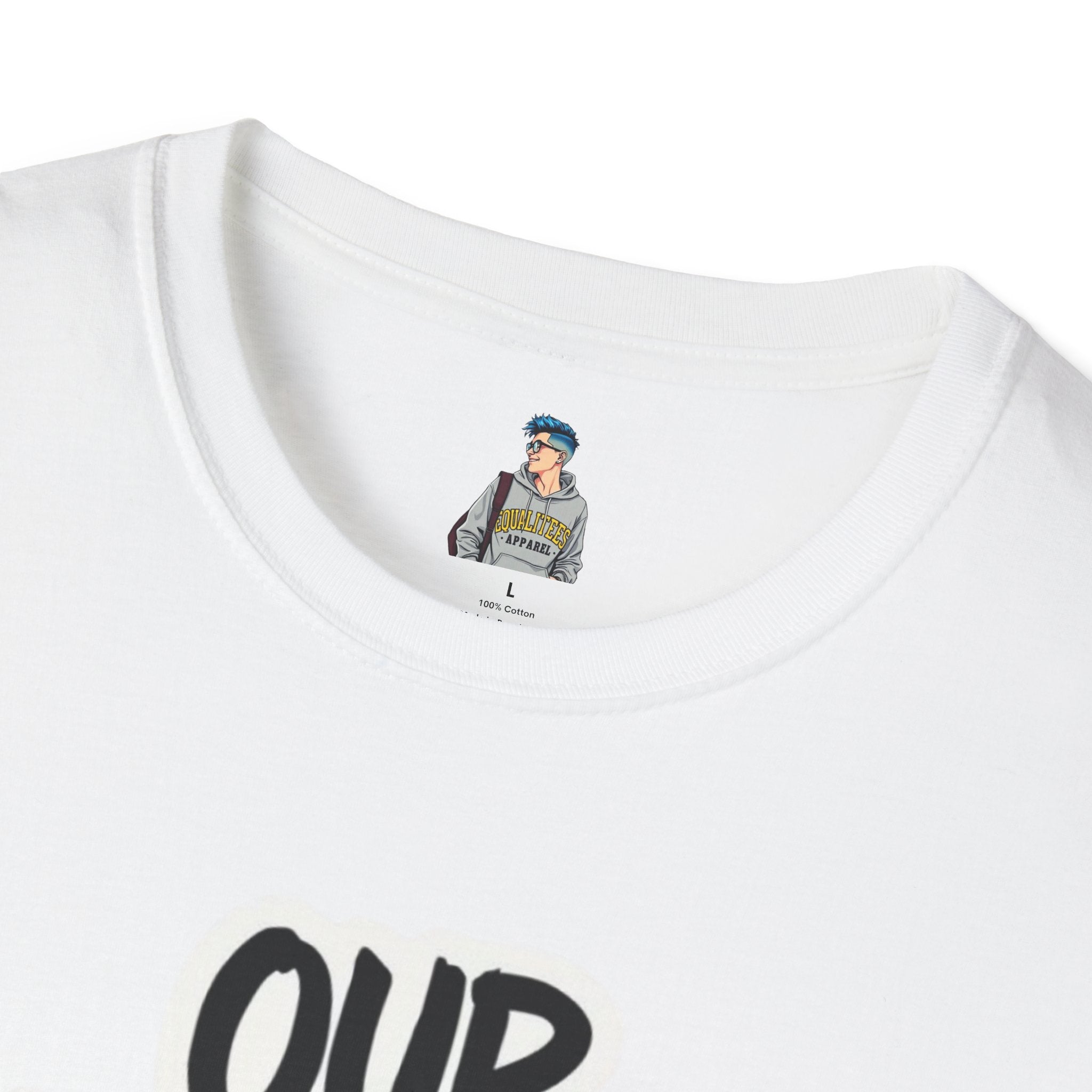 Our Existence is Resistance Trans Pride Unisex Softstyle T-Shirt - Empowering Statement Tee for Activists and Advocates