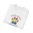 Free Bear Hugs Rainbow Paw T-Shirt