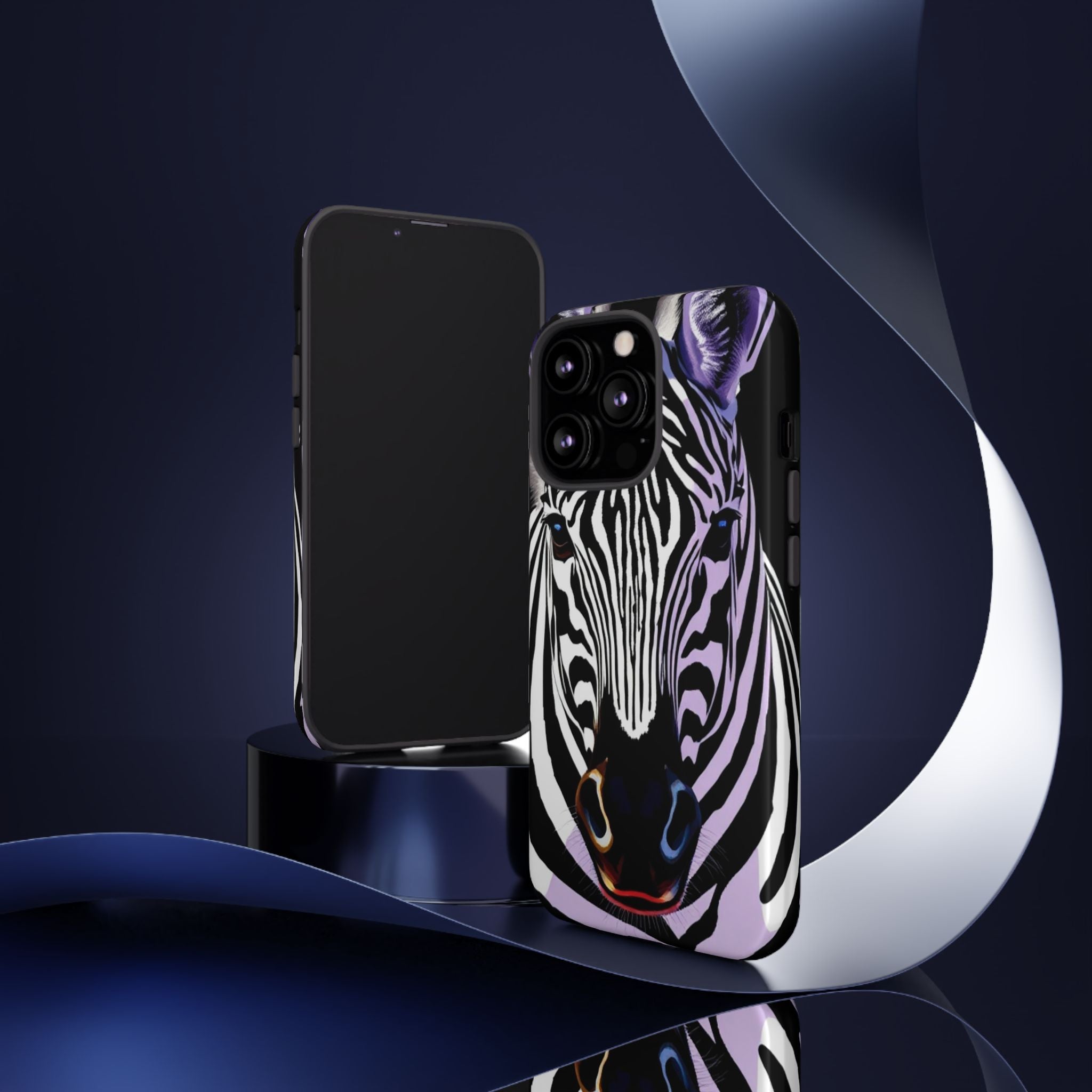 Android OR iPhone Compatible Cases - Zebra Design - Unique Tough Cases