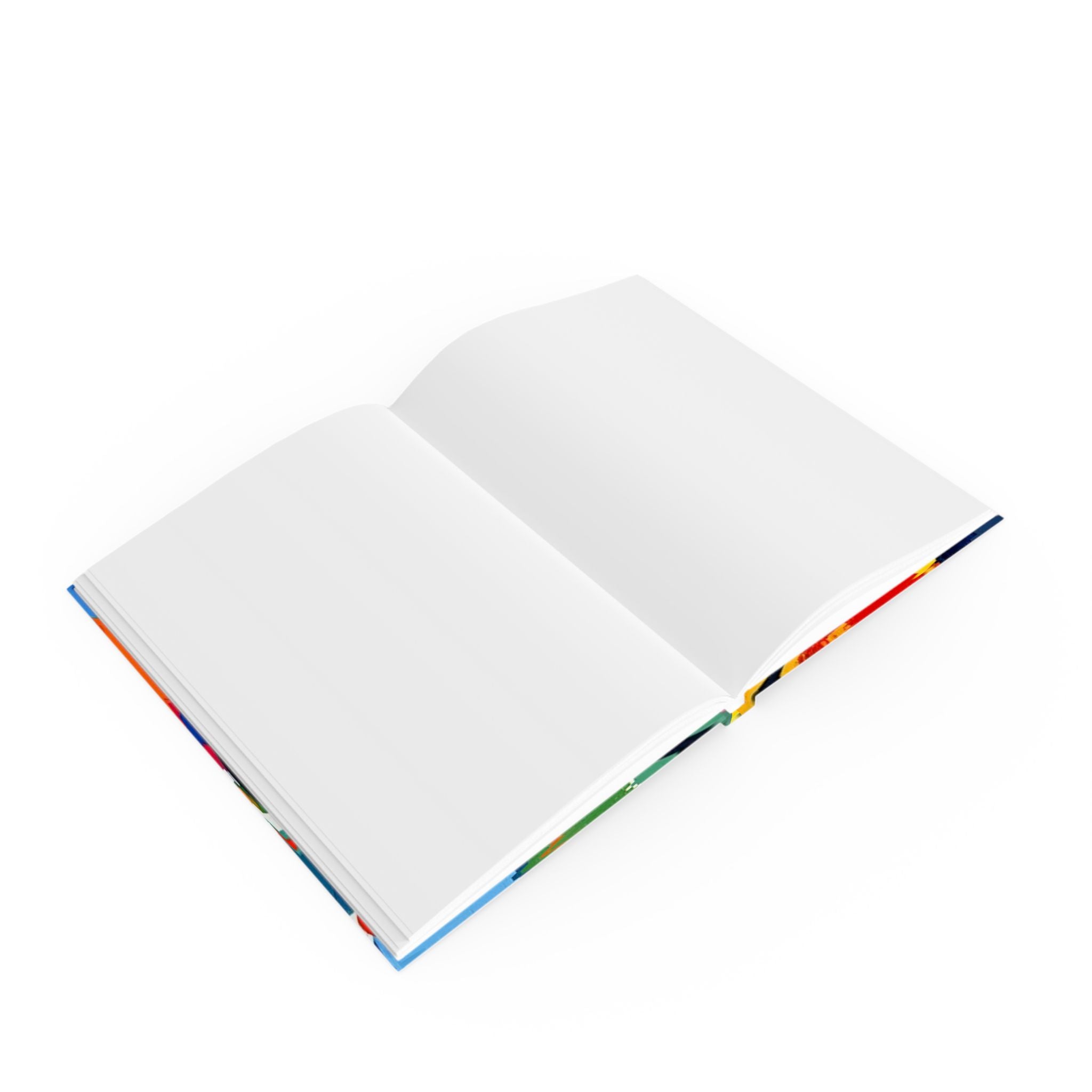 Colorful Circles & Swirls Hard Backed Journal - Perfect for Gifts, Journaling, and Celebrations
