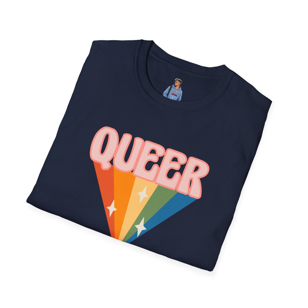 Queer Rainbow Sparkle Pride Tree Las Vegas T-Shirt
