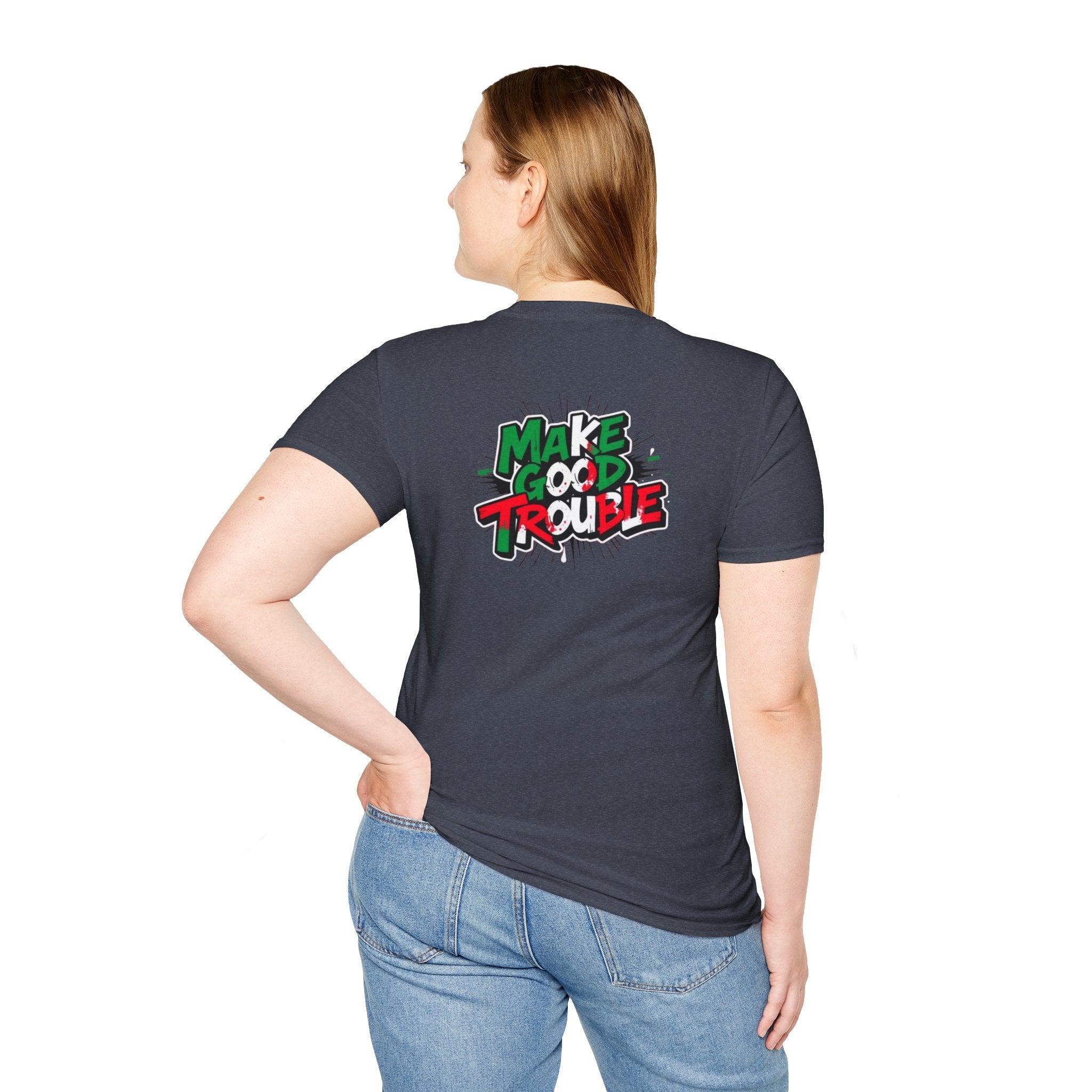 Make Good Trouble T-shirt  Fun Graphic Tee for Activists & Trendsetters