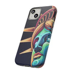 Statue of Liberty Neon Glowing Art Tough Case for Android & iPhone