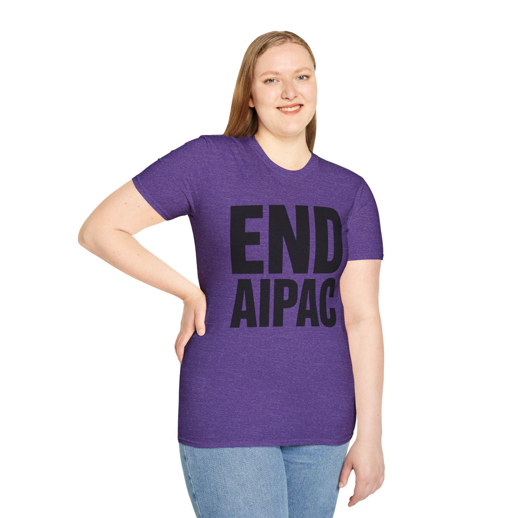 END AIPAC Bold Protest T-Shirt