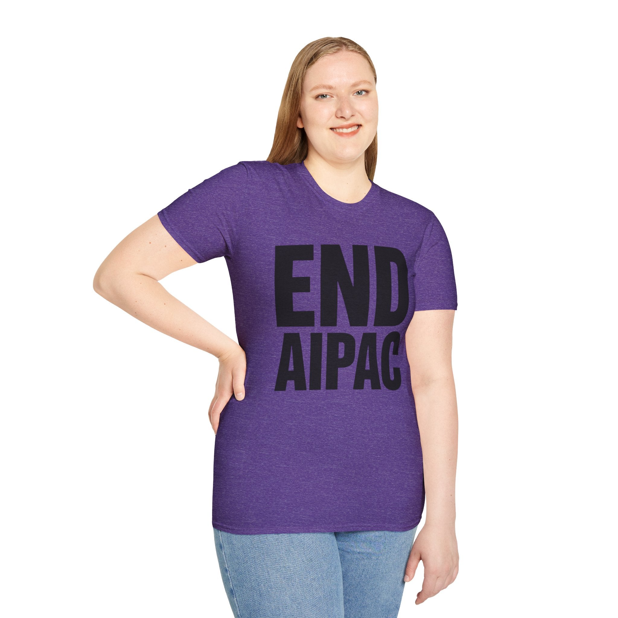 END AIPAC Bold Protest T-Shirt
