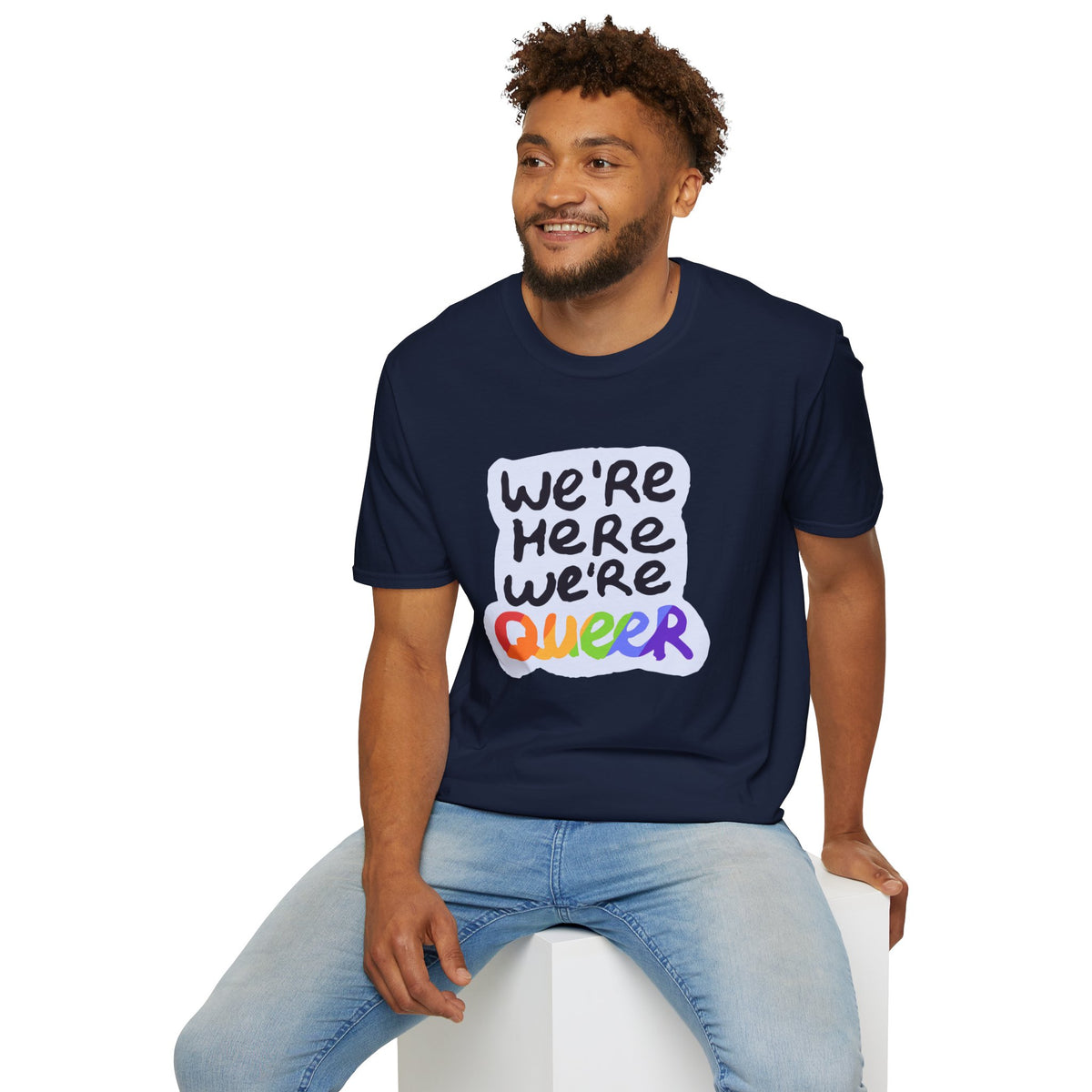 We’re Here We’re Queer Pride Tree Las Vegas T-Shirt