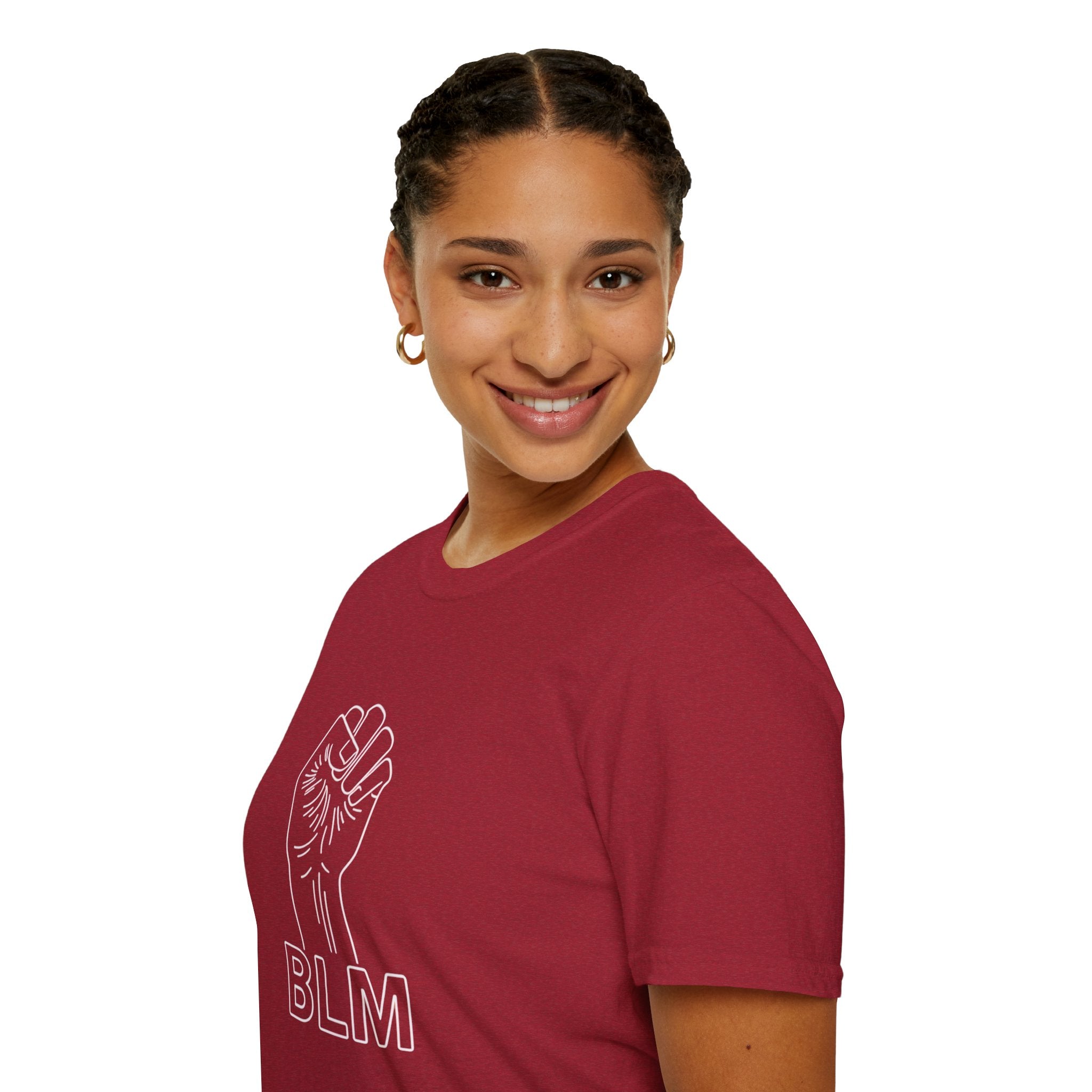 BLM Unisex Softstyle T-Shirt - Celebrate Equality and Justice