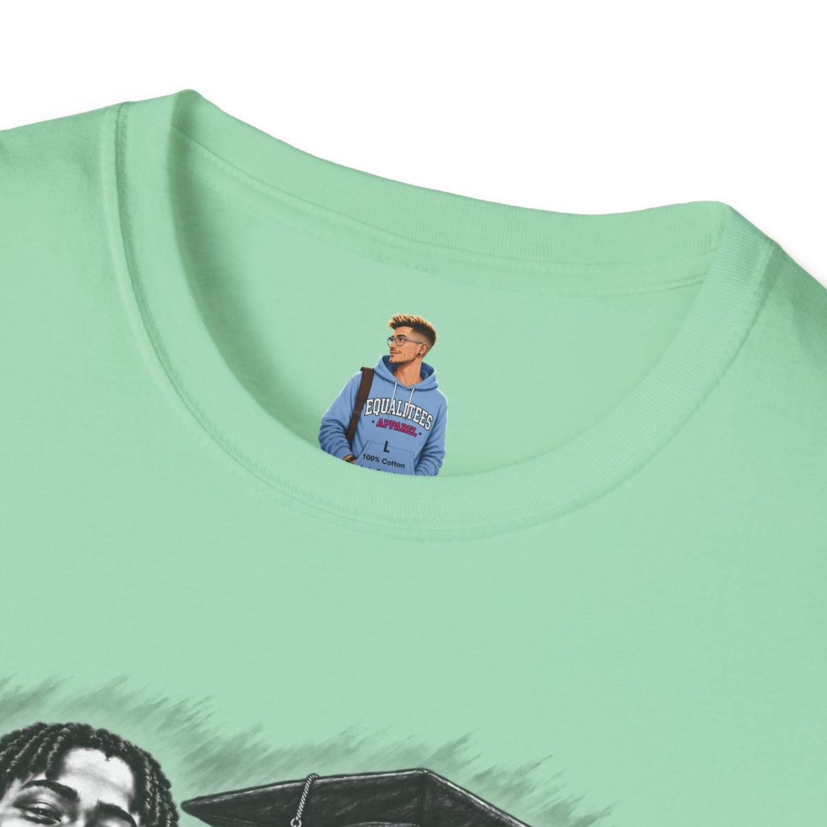 Double Portrait Front - In Memory of Pierre Damas Bel T-Shirt
