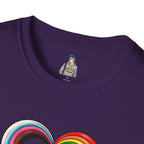 Let Your Love Flow Rainbow Heart T-Shirt