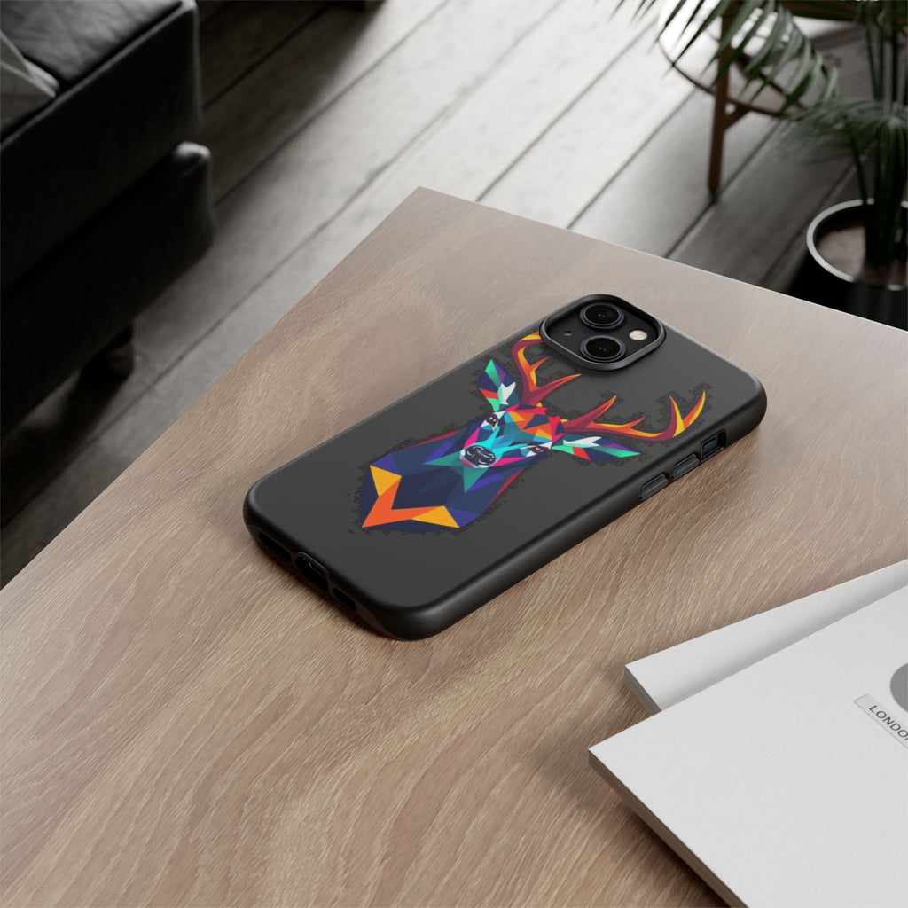 Colorful Fractal Deer Art Design Tough Case For Android & iPhone