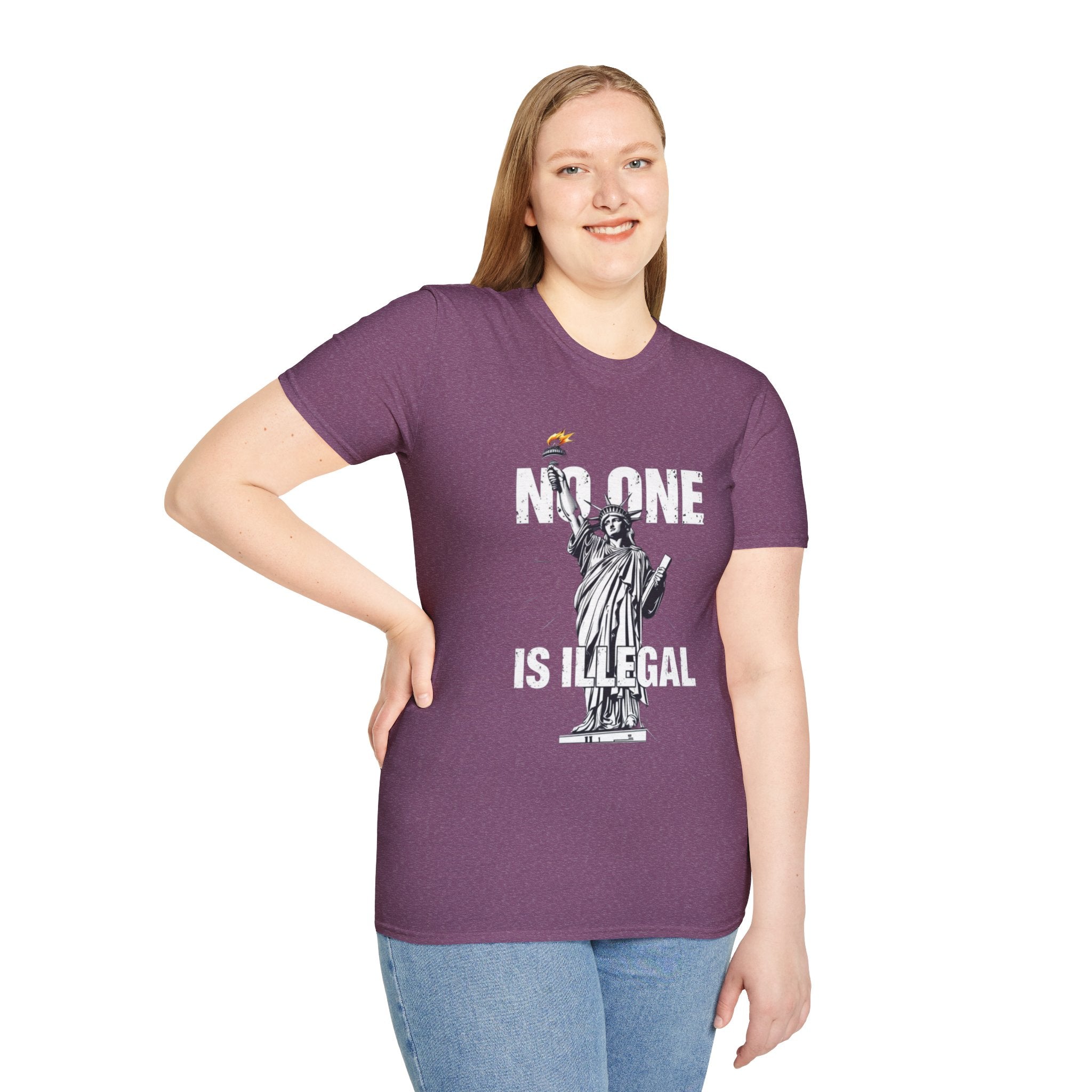 No One Is Illegal Graphic T-shirt