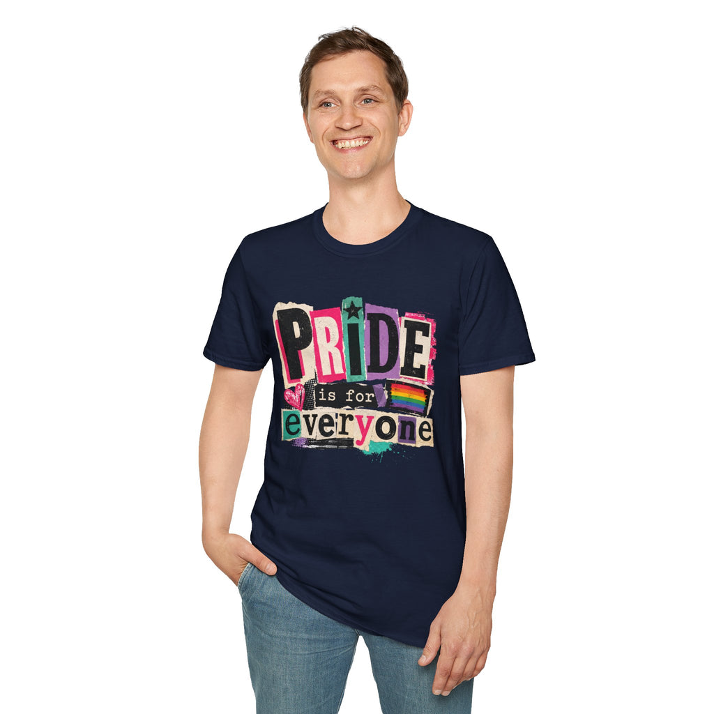 Pride Is for Everyone T-Shirt — Colorful LGBTQ+ Ally Tee