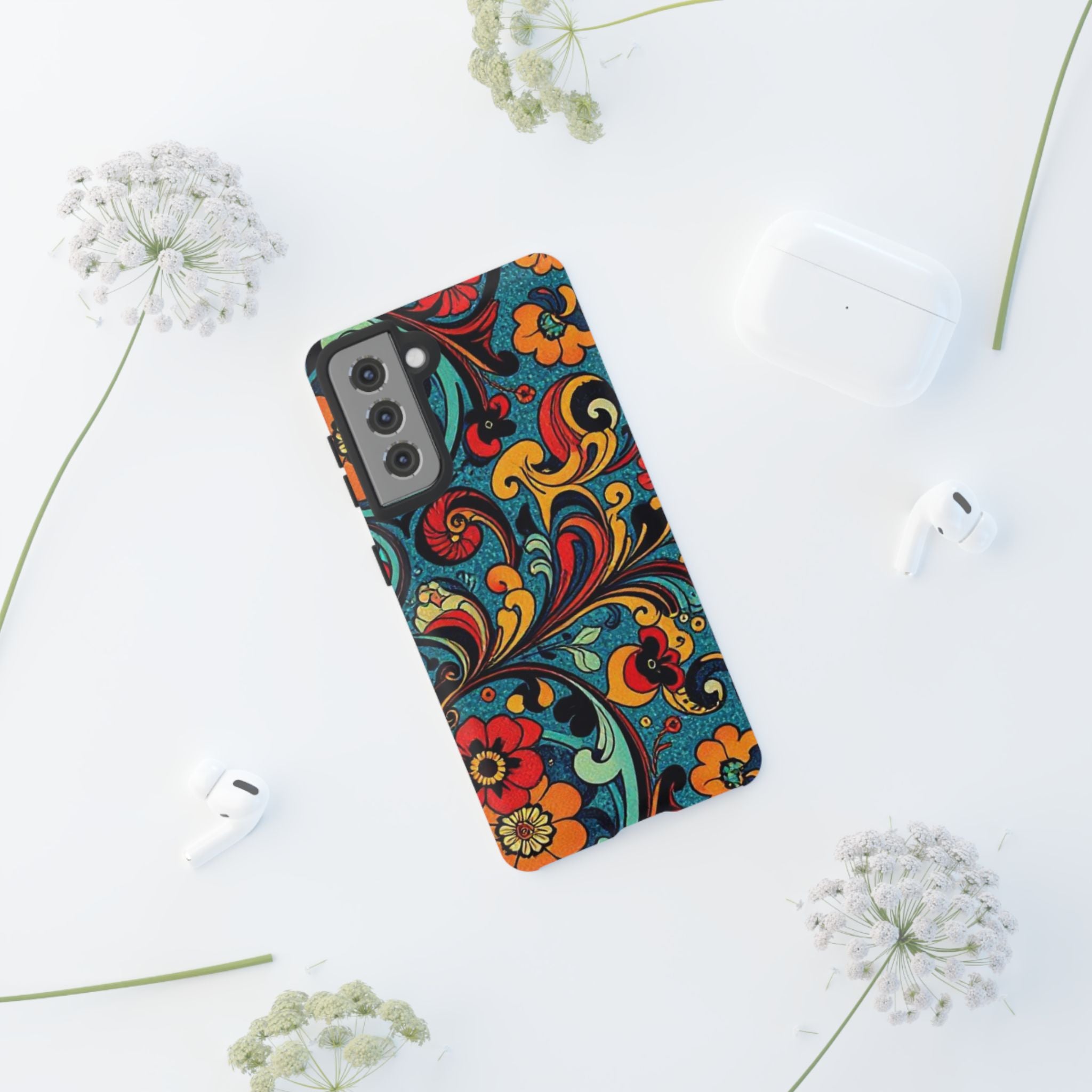Floral Paisley Tough Case for Android