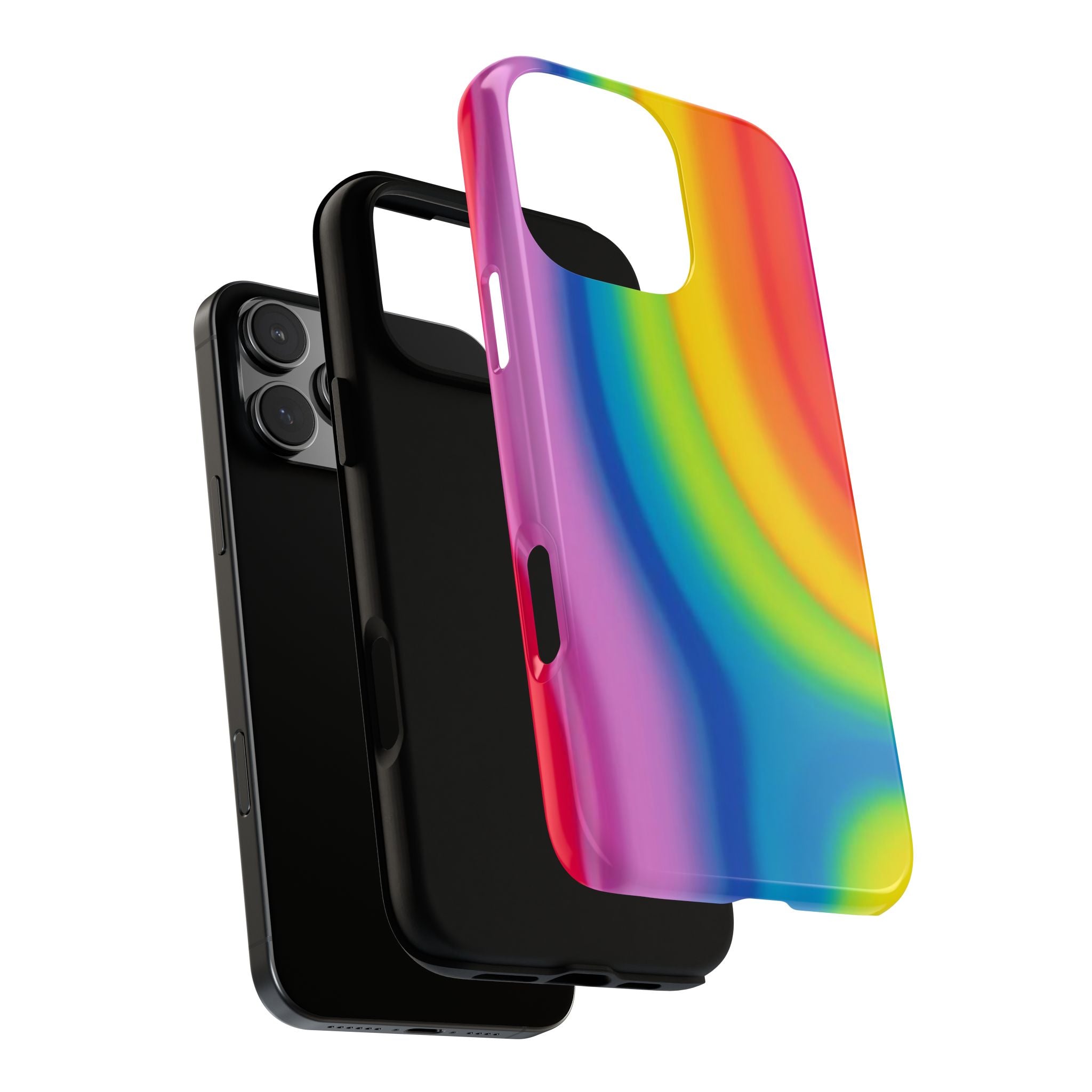 Rainbow Swirl Tough Phone Case for iPhone