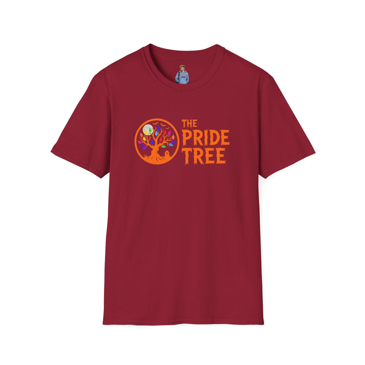 Orange Halloween Logo Pride Tree T-Shirt