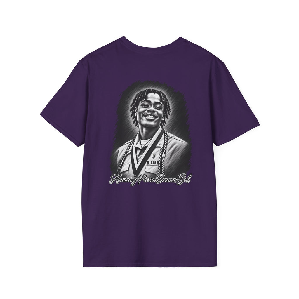 Portrait Front and Back - In Memory of Pierre Damas Bel T-Shirt
