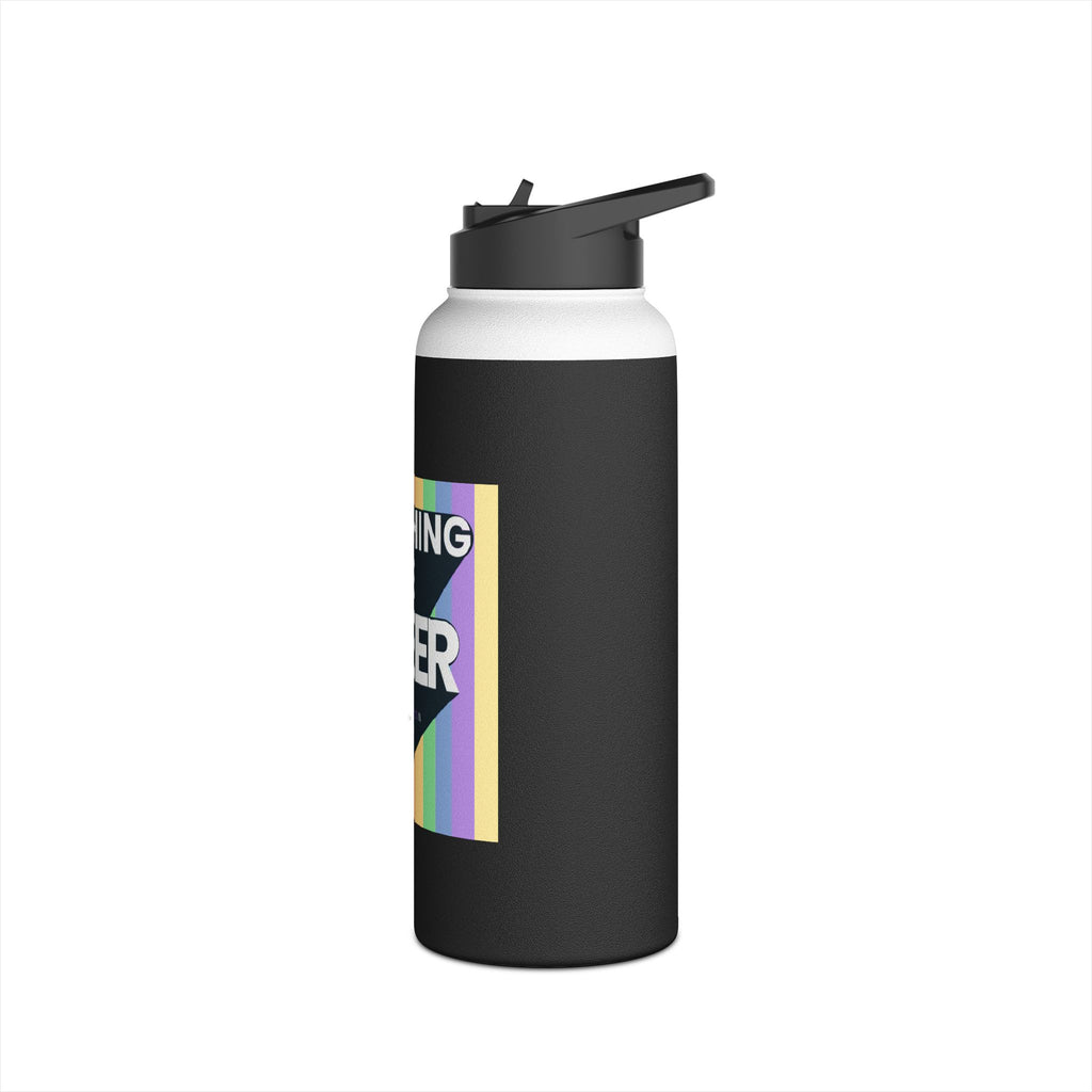Teaching While Queer Stainless Steel Water Bottle - Perfect for Educators and Allies