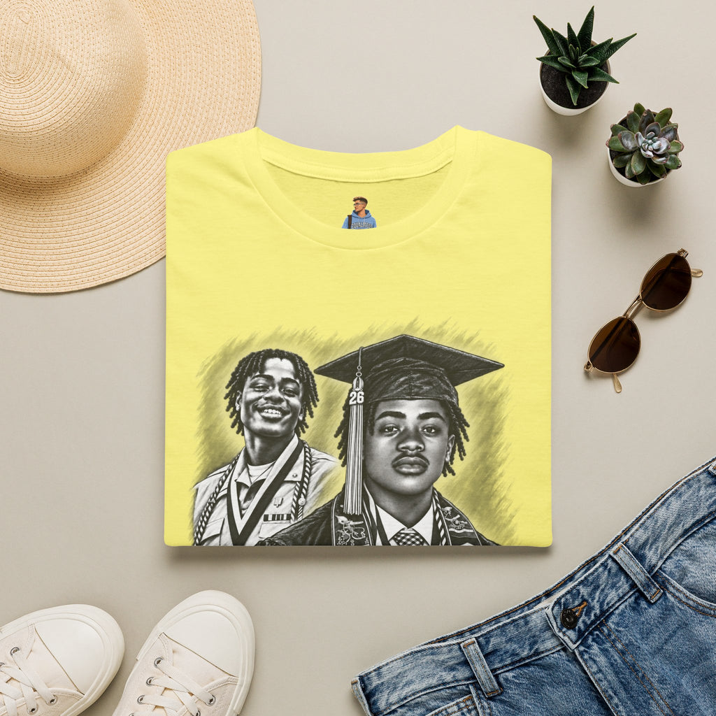 Double Portrait Front - In Memory of Pierre Damas Bel T-Shirt
