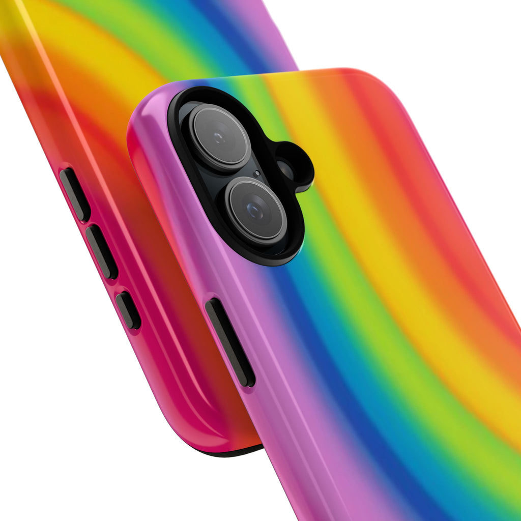 Rainbow Swirl Tough Phone Case for iPhone