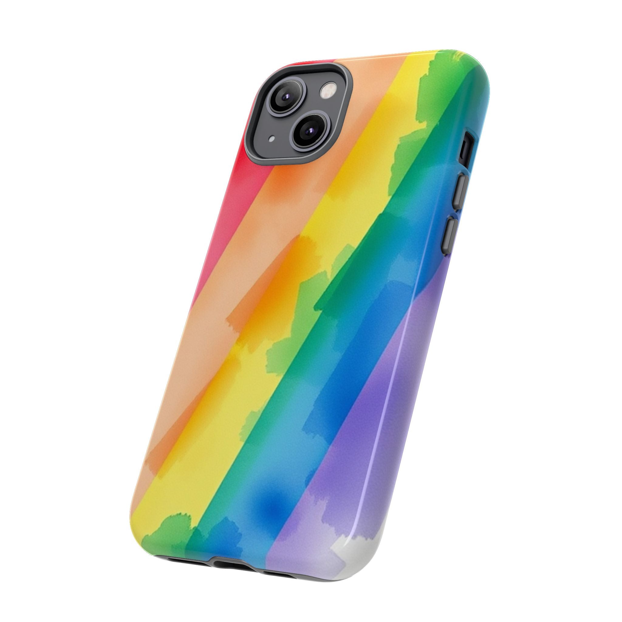 Rainbow Watercolor Art Tough Cases For Android & iPhone