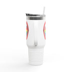 Rainbow Tongue Insulated Travel Mug - 40oz, Perfect for Pride Celebrations