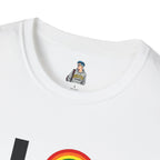 Vibrant LOVE Design for Pride Unisex Softstyle T-Shirt