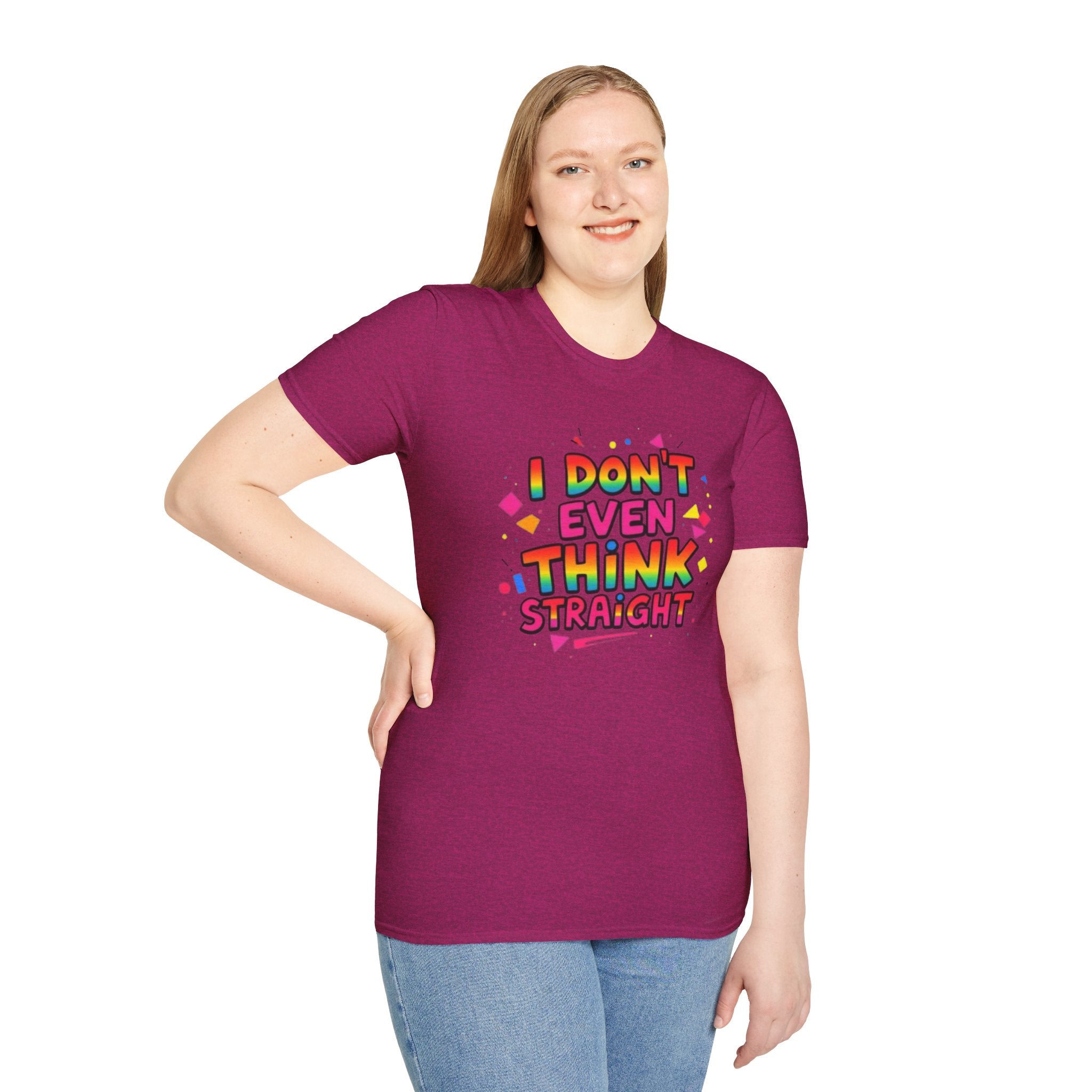 I Don't Even Think Straight Pride Tee