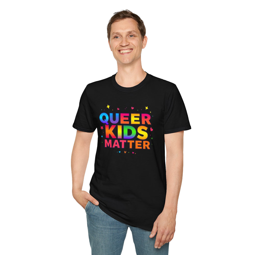 Colorful Queer Kids Matter Pride T-Shirt