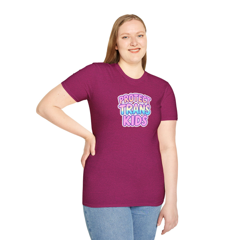 Unisex Softstyle T-Shirt - Protect Trans Kids Tee