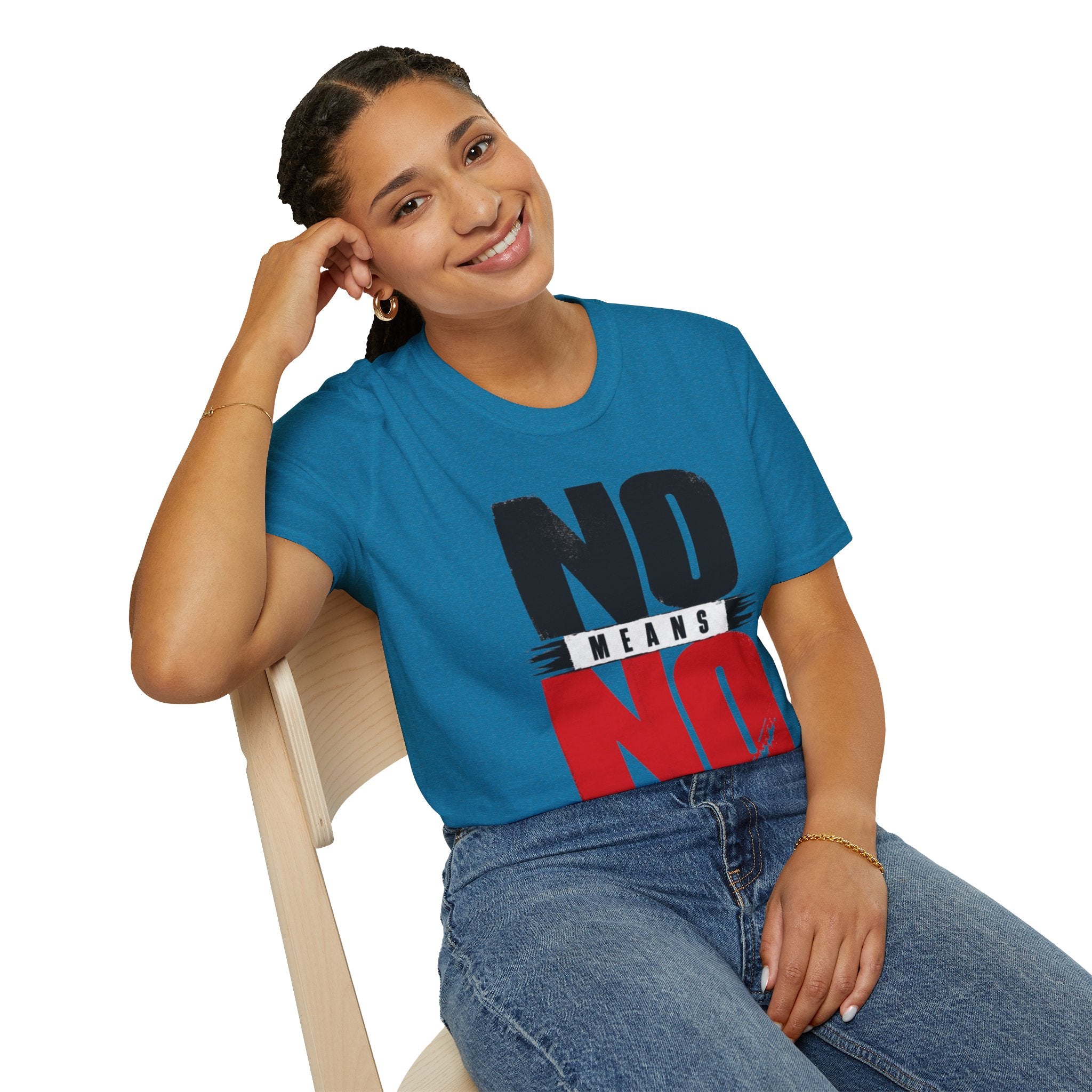 NO Means NO T-Shirt — Consent Awareness Graphic Tee