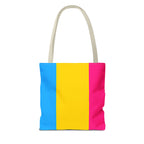 Pansexual Pride Flag Tote Bag